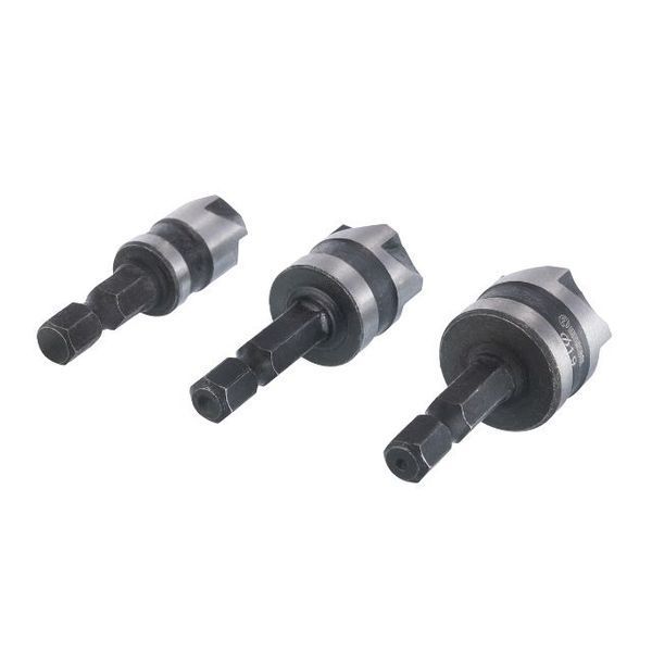 Набір зенкерів 12, 16, 19 мм, 3 од. INTERTOOL SD-5005 4619 фото