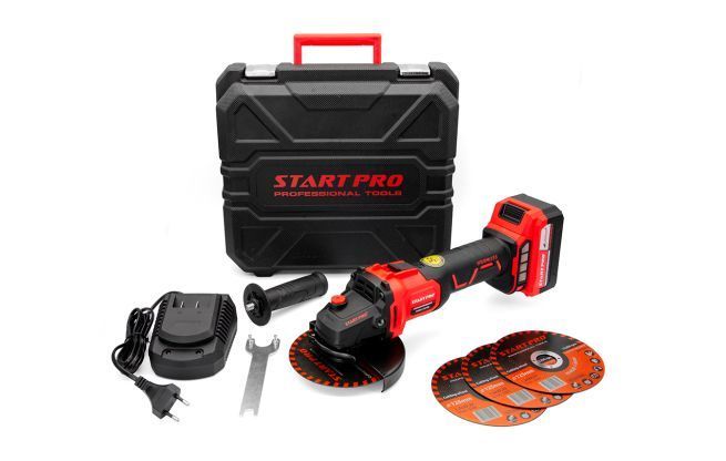 Шліфмашина кутова акумуляторна START PRO SAG2-21/2B BRUSHLESS SAG2-21/2В 5268 фото