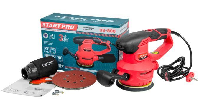 Шліфмашина орбітальна START PRO OS-800 5274 фото