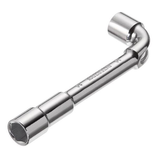 Ключ торцевий з отвором L-подібний 14мм INTERTOOL HT-1614 6203 фото