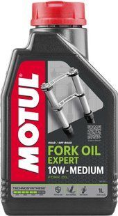 Олива вилочна MOTUL Fork Oil Expert Medium SAT 10W 1 л 105930 112952 822201 22913 фото