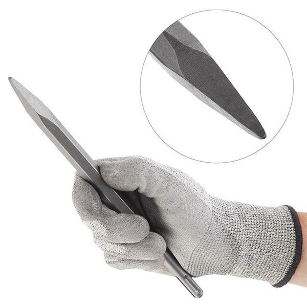 Зубило пікоподібне, SDS-Plus, 250&times;14 мм INTERTOOL SD-0413 4707 фото