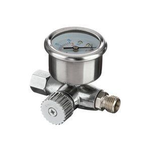 Регулятор тиску 1/4", професійний, до 10 бар, до 400 л/хв, для фарбувального пістолета, STORM 5868 фото