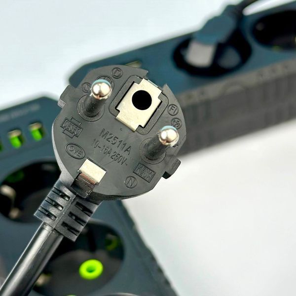 Удлинитель сетевой UA Power F44U 3USB 4 розетки 6m 48631 24655 фото