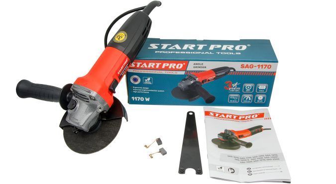 Шліфмашина кутова START PRO SAG-1170B 6649 24610 фото