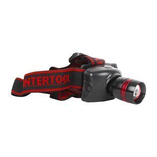 Ліхтар налобний світлодіодний батарейки 3 ААА INTERTOOL LB-0303 14030 фото