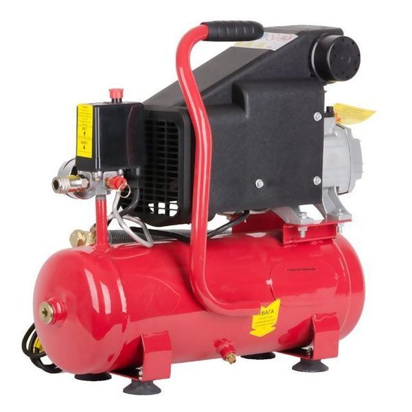 Компресор, 9 л, 0,75 кВт, 220 В, 8 атм, 160 л/хв INTERTOOL PT-0002 8376 фото