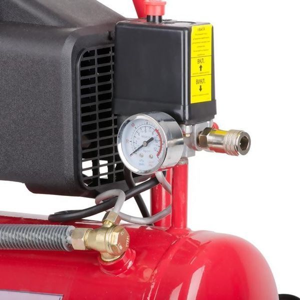 Компресор, 9 л, 0,75 кВт, 220 В, 8 атм, 160 л/хв INTERTOOL PT-0002 8376 фото