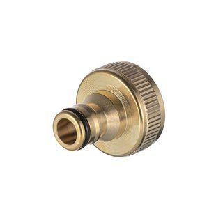 Адаптер латунний на конектор 1/2" з внутрішньою різьбою 3/4" STORM INTERTOOL GE-1208 13124 фото