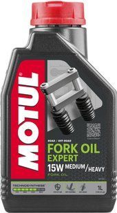 Олива вилочна MOTUL Fork Oil Expert Medium/Heavy 15W 1L 105931 822101 23705 фото