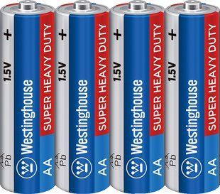 Батарейка сольова Westinghouse AA*4шт Super Heavy Duty R6P-SP4V 1.5V ціна 1шт 37538 37538 фото